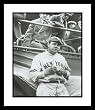 Babe Ruth New York Yankees MLB Framed 8x10 Photograph Signing Baseball