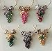Vintage Grapes Wine Glass Charms from `that wine is mine!` - 1481P