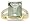 Emerald Cut Green Amethyst and Diamond Ring 10k Yellow Gold