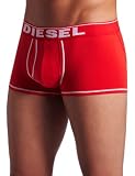 Diesel Men's Divine Boxer Trunk, Red, Large