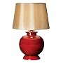 Red Lacquer Bamboo Pot Table Lamp