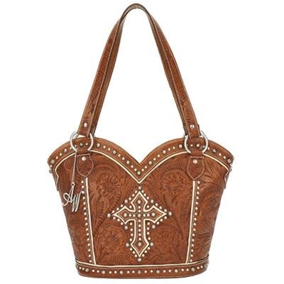 American West Boot Scoot Boogie Zip Top Tote American West Boot Scoot Boogie Zip Top Tote