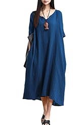 Plus Size Linen  Dress