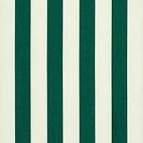 Weathercraft Designer's Choice Sunbrella Adirondack Chair Cushion Forest Green Stripe, Forest Green Stripe