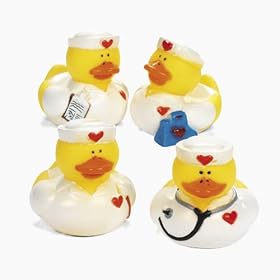  Vinyl Nurse Rubber Duckies (1 dz)