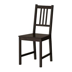 IKEA Stuhl "Stefan" Holzstuhl K�chenstuhl aus gebeizter, massiver Kiefer - SCHWARZBRAUN