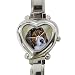 Limited Edition Violano Italian Charm Heart Watch Beagle Dog