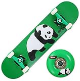 Sporting Goods : ENJOI Panda Poo Complete Skateboard (7.5 Inches Wide)