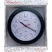 Westclox Ventura Wall Clock, Black