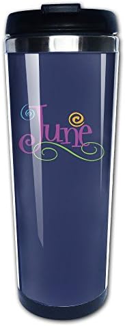 Hello June 304+ABS Stainless Steel Travel Tumbler Coffee Mug (400ml)