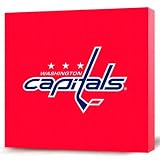 NHL Washington Capitals Dark Logo Canvas Print (12 x 12)