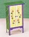 Yellow Striped Cherry Blossom Cabinet