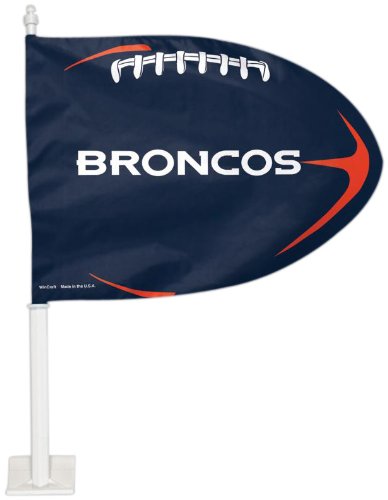 NFL Denver Broncos Car Flag