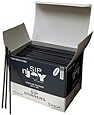 Crystalware Plastic Sip Stirrers 5 Inch 1000/box, Black