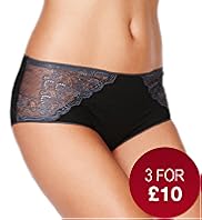 No VPL Low Rise Tipped Bonded Shorts