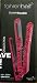 Double Trouble Pink Zebra Fahrenheit Heat Wave Ceramic Flat Iron Plus Mini Flat Iron