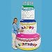 Jumbo HAPPY BIRTHDAY Inflatable Birthday Cake Party decoration 6 Foot tall