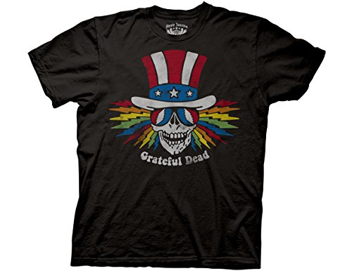 Ripple Junction Grateful Dead Uncle Sam Skull Adult T-Shirt
