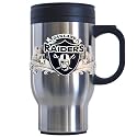 Siskiyou Sports Oakland Raiders 18 oz  NFL Stainless Steel Travel Mug