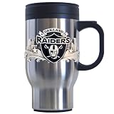 Siskiyou Sports Oakland Raiders 18 oz  NFL Stainless Steel Travel Mug