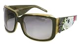 AUTHENTIC ED HARDY SUNGLASSES EHS 001 BLACK TATOO