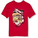 THE CHILDREN'S PLACE(ザ・チルドレンズプレイス) ディノバーガーグラフィックティ クラシックレッド トップス半袖Tシャツ 4歳【並行輸入】