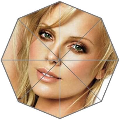Generic Umbrella Charlize Theron Foldable Umbrella Windproof Travel Umbrella