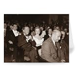 Marlene Dietrich and Noel Coward - Greeting Card (Pack of 2) - 7x5 inch - Art247 - Standard Size - Pack Of 2