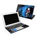 Demon Skull Design Protector Skin Decal Sticker for Apple MacBook Pro 17 inch (Original, SEPARATE TRACKPAD button)