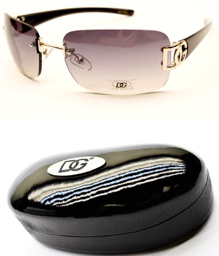 D493-cc Diamond Eyewear Fashion Metal Rimless Sunglasses
