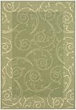 Safavieh CY2665-1E06-27 Courtyard Collection 2-Feet 4-Inch by 6-Feet 7-Inch Indoor/ Outdoor Area Runner, Olive and Natural
