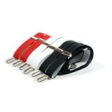 Strong Trouser Braces (Suspenders) 2.5 cm Wide - Available in Navy Blue, Black, White or Red