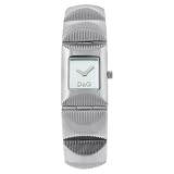 D&G Dolce & Gabbana Women's DW0322 Stainless Steel Analog with White Dial Watch