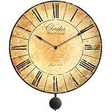 Infinity Instruments Large Chester Pendulum Wall Clock