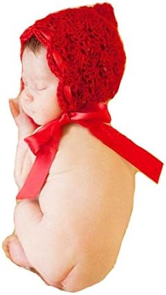 Doncielo Christmas Red Knit Hat for Baby Warm
