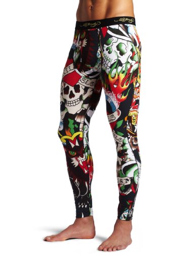 Ed Hardy Men's Vagabond Collage Underwear, Multi, X-Large