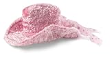 PINK - Doggy Cowboy Hat with Chrome Star Charm - X-SMALL
