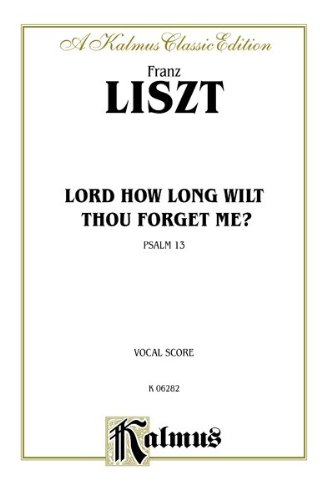 Psalm 13 (Lord, How Long) (Kalmus Edition)