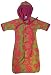 Baby Girl Bunting Sack Fleece And Cotton Knit in Pink Snowflake Batik By Back From Bali