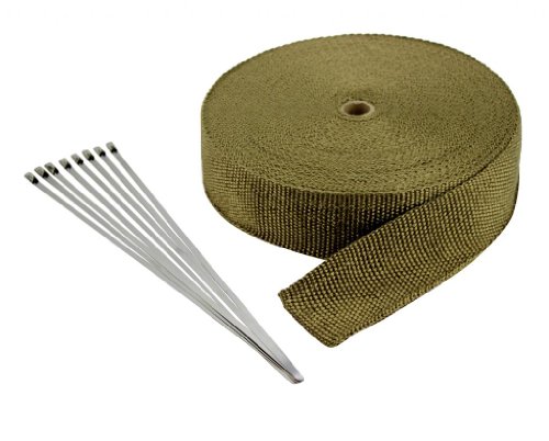 JC Performance Lava Rock Titanium Exhaust Header 