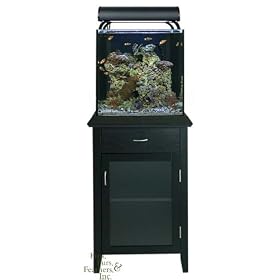 Current USA Solana 34 Gallon Aquarium w/ 6x18W Nova Extreme Pro T5HO & Espresso Stand