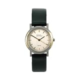 DeCave 100046204 Montre Femme - Titane bicolore - 30 mm - Bracelet en Cuir - Miyota 2035 - 5 ATM