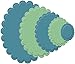 Spellbinders S4-111 Nestabilities Large Classic Scalloped Ovals Die Template