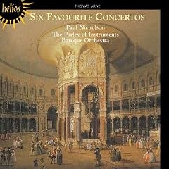 Arne: Six Favourite Concertos