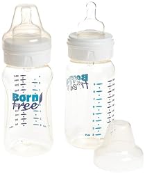 Born Free 9-Ounce Wide Neck BornFree Bottles Twin Pack