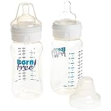 Born Free 9-Ounce Wide Neck BornFree Bottles Twin Pack ~ Born Free