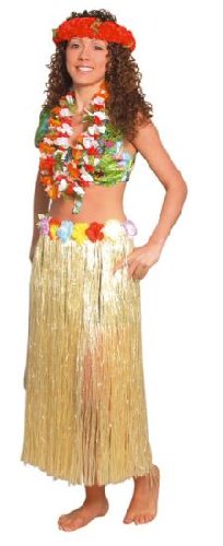 Childrens Toyshop  Toys : Hawaiian Natural Colour Hula Grass Skirt