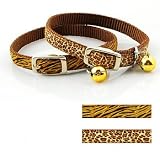 Safari Extra Fine Weave Nylon Collar for Dogs and Cats - Traditional Belt Buckle, 6"-10.5"