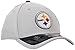 New Era NFL Pittsburgh Steelers 2015 39Thirty Stretch Fit Cap, Medium/Large, Gray