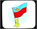 Decorated Mouse Pad with international, country, Liechtenstein
